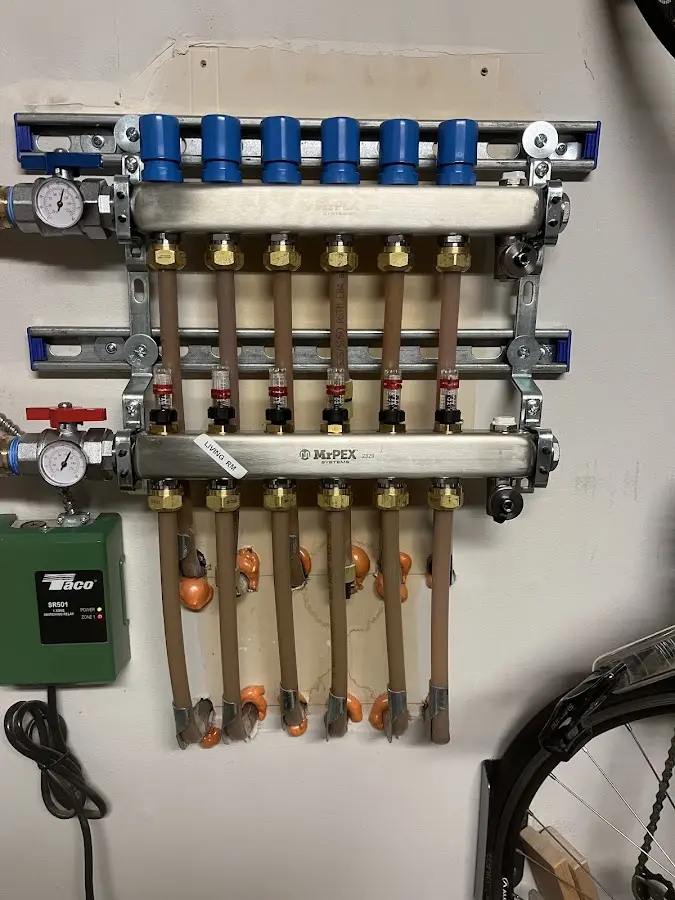 Plumber performing Gas Line Installation at a residential property in Hazlehurst